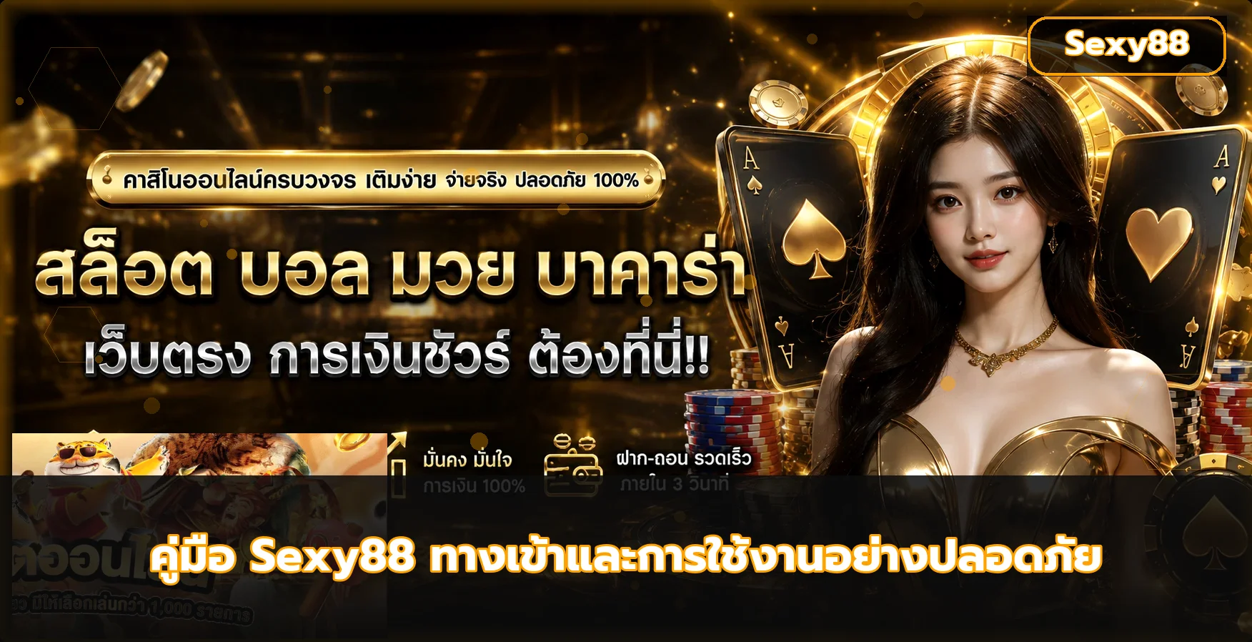 Sexy88 ทางเข้า คู่มือใช้งานอย่างปลอดภัย