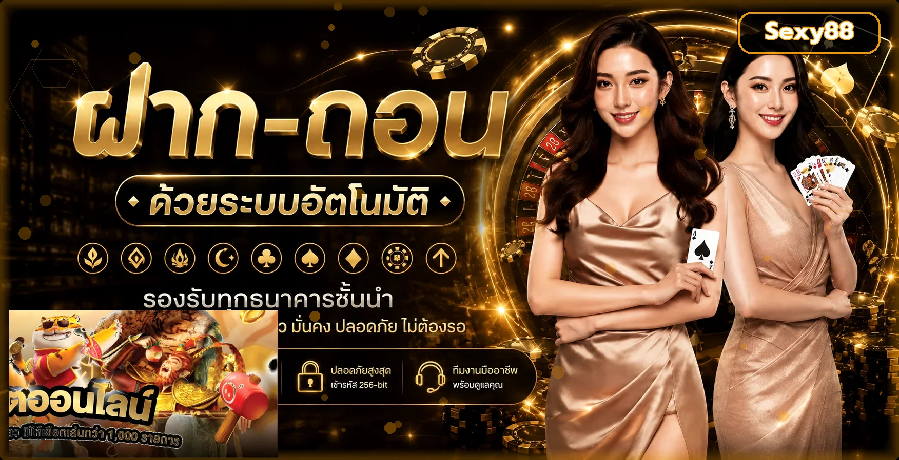 แบนเนอร์ระบบฝากถอน Sexy88 และแนวทางตรวจรายการ